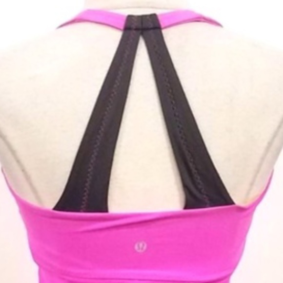Lululemon Pink Activewear Top Sz 8 - Picture 9 of 9